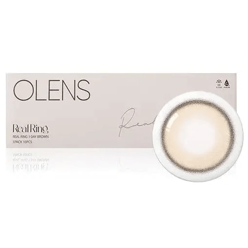 Olens Real Ring 1Day Brown (20p) — contact lens packaging