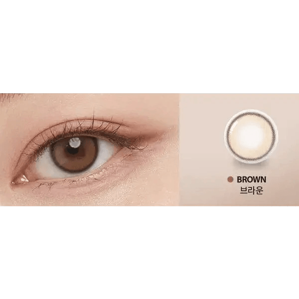 Olens Real Ring 1Day Brown (20p) — contact lens product information graphic