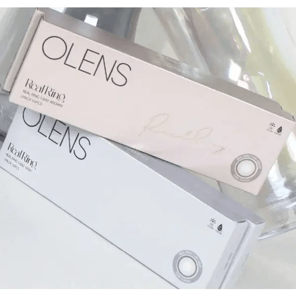 Olens Real Ring 1Day Brown (20p) — contact lens packaging