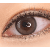 Olens Real Ring 1Day Gray (20p) — single-eye close-up showing the contact lens appearance