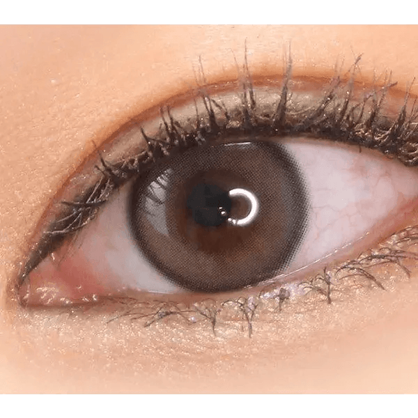 Olens Real Ring 1Day Gray (20p) colored contact lens, 12.5mm graphic diameter, Daily wear