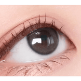 Olens Real Ring 1Day Gray (20p) — single-eye close-up showing the contact lens appearance