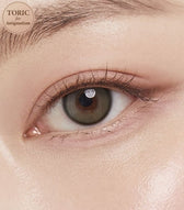 Olens Real Ring Gray Toric (For astigmatism) colored contact lens, 12.5mm graphic diameter, Monthly wear