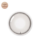 Olens Real Ring Gray Toric (For astigmatism) colored contact lens, 12.5mm graphic diameter, Monthly wear