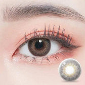LensTown Renaissance Gray — single-eye close-up showing the contact lens appearance