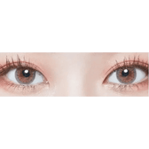 LensTown Retears Gray — both eyes wearing the contact lenses