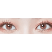 LensTown Retears Violet — both eyes wearing the contact lenses