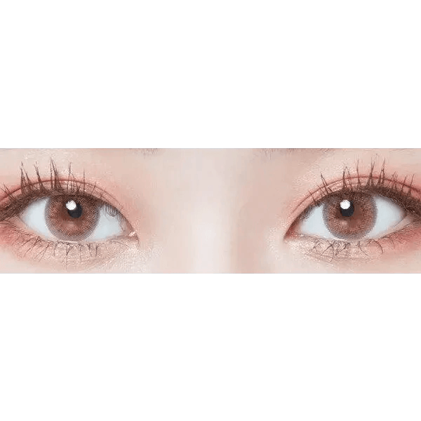LensTown Retears Violet — both eyes wearing the contact lenses
