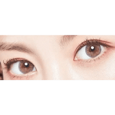 LensTown Retears Violet — both eyes wearing the contact lenses
