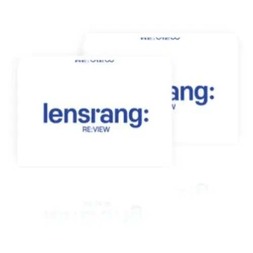 LensRang Re:View Clear colored contact lens, 14.2mm graphic diameter, Monthly wear