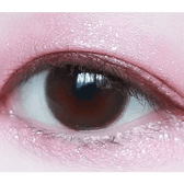 LensVery Rich Ann Cafe Choco (6p) — single-eye close-up showing the contact lens appearance