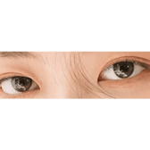 LensVery Rich Ann Indie Gray (6p) — both eyes wearing the contact lenses