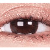LensVery Rich Ann Jenny Brown (6p) — single-eye close-up showing the contact lens appearance