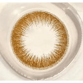 LensVery Rich Ann Latte Brown (6p) — close-up of the contact lens design