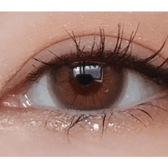 LensVery Rich Ann Mellow Brown (6p) — single-eye close-up showing the contact lens appearance