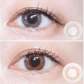 LensVery Rich Ann Natural Gray (6p) — contact lens appearance comparison