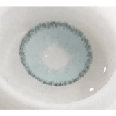 Olens Rich Blue — close-up of the contact lens design