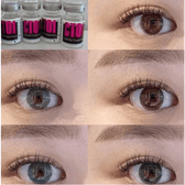 Olens Rich Blue — contact lens product information graphic