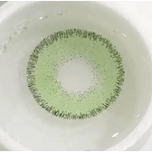 Olens Rich Green — close-up of the contact lens design