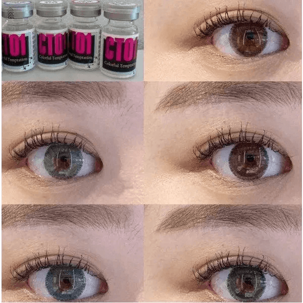 Olens Rich Pink — contact lens product information graphic