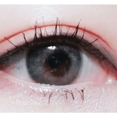 LensTown Romantea London 1Day Gray (10p) — single-eye close-up showing the contact lens appearance