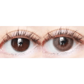 LensTown Romantea London 1Day Brown (10p) — both eyes wearing the contact lenses