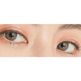 LensTown Romantea London 1Day Brown (10p) — both eyes wearing the contact lenses