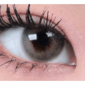 LensTown Romantea London 1Day Olive Green (10p) — single-eye close-up showing the contact lens appearance