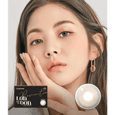 LensTown Romantea London Brown — model portrait showing the contact lens look