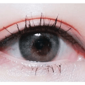 LensTown Romantea London Gray — single-eye close-up showing the contact lens appearance