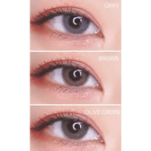 LensTown Romantea London Gray — contact lens product information graphic