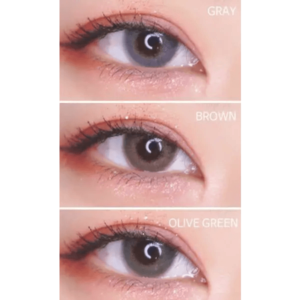 LensTown Romantea London Gray — contact lens product information graphic
