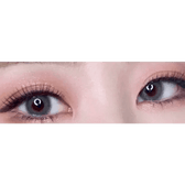 LensTown Romantea London Olive Green — both eyes wearing the contact lenses