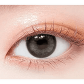 LensTown Romantea Ring 1Day Gray (10p) — single-eye close-up showing the contact lens appearance