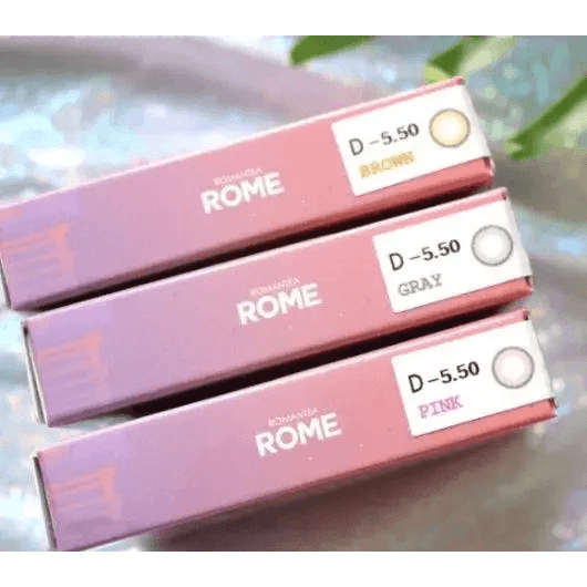 LensTown Romantea Rome Brown — contact lens packaging