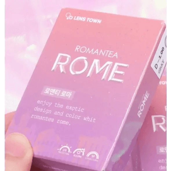 LensTown Romantea Rome Gray — contact lens packaging