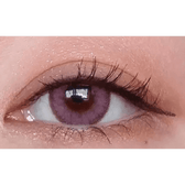 LensTown Romantea Rome Pink — single-eye close-up showing the contact lens appearance