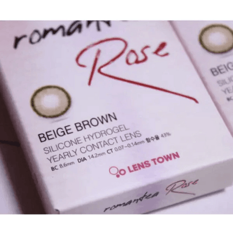 LENSTOWN Romantea Rose Nude Brown Contact Lenses – KPOP2