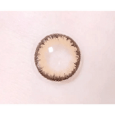 LensTown Romantea Tokyo Grande Peach Brown — close-up of the contact lens design