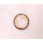 LensTown Romantea Tokyo Peach Brown — close-up of the contact lens design