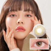LensTown Romantea Venice Brown Toric — model portrait showing the contact lens look