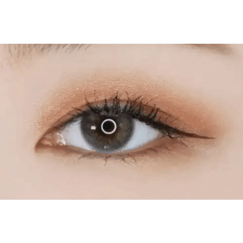 LensTown Romantea Venice Gray — single-eye close-up showing the contact lens appearance