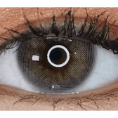 LensTown Romantea Venice Gray — single-eye close-up showing the contact lens appearance
