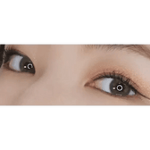 LensTown Romantea Venice Gray — both eyes wearing the contact lenses