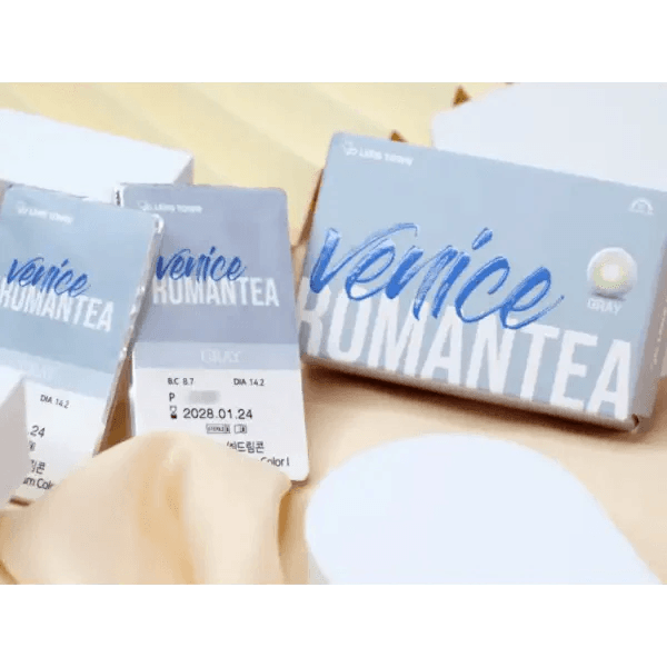 LensTown Romantea Venice Gray — contact lens packaging