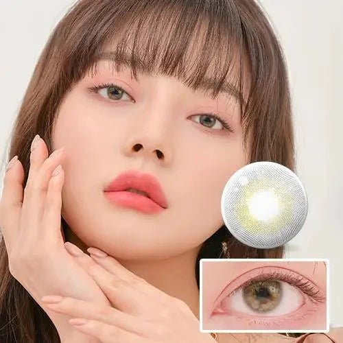 LensTown Romantea Venice Gray Toric colored contact lens, 13.3mm graphic diameter, 3-6 Months wear