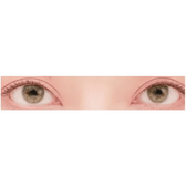 LensTown Romantea Venice Gray Toric — both eyes wearing the contact lenses