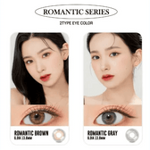 LensRang Romantic Gray — contact lens appearance comparison