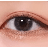 LensRang Romantic Gray — single-eye close-up showing the contact lens appearance