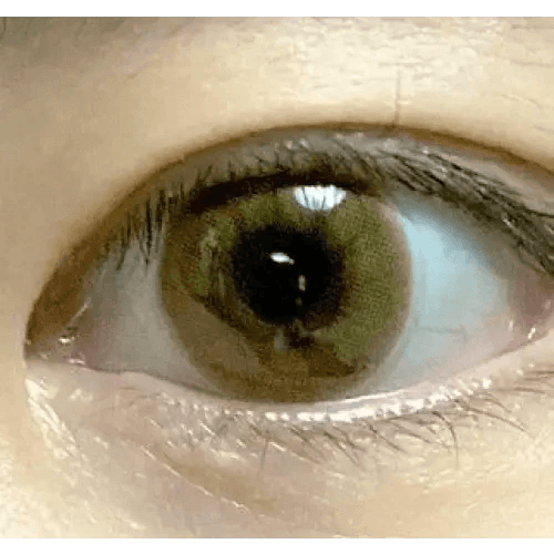 Olens Romantico 3 Color Brown colored contact lens, 13.5mm graphic diameter, Monthly wear